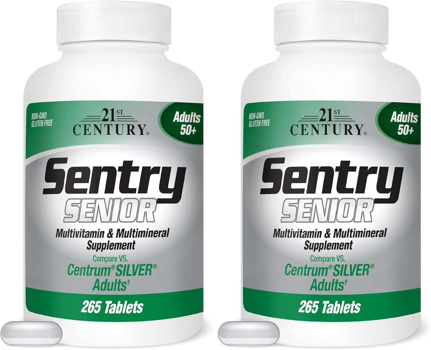 21st Century Sentry Senior Tablets, 265 Count (Pack of 2)