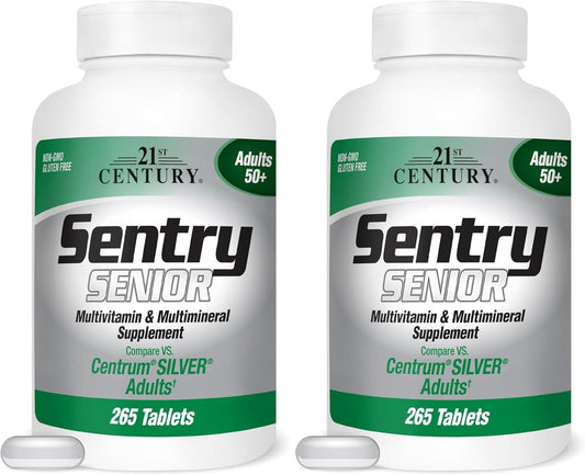 21st Century Sentry Senior Tablets, 265 Count (Pack of 2)