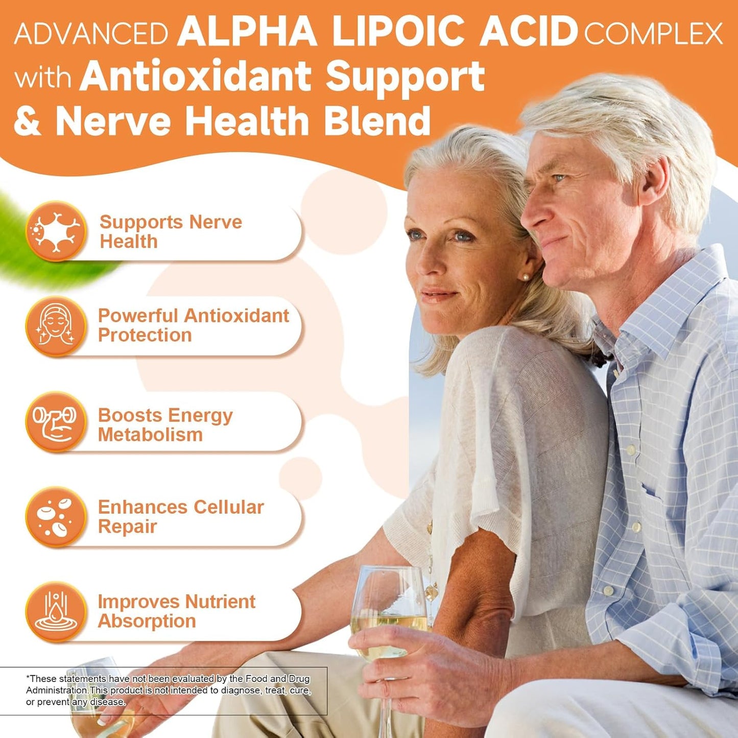 (2 Packs) Alpha Lipoic Acid 600mg with Benfotiamine 300mg - ALA Supplement for Neuropathy Support Nerve Health & Antioxidant, Cell Energy, Metabolism and Anti-Aging, Non-GMO, Gluten Free, Vegan