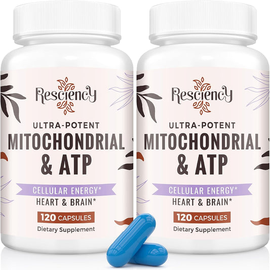 2326 MG Mitochondrial Supplements with ATP, Vitamins, CoQ10 & PQQ, More Effective Than Creatine HMB & Nitric Oxide, Energy, Endurance, Strength, Recovery & Muscle, Organic, 240 Capsules
