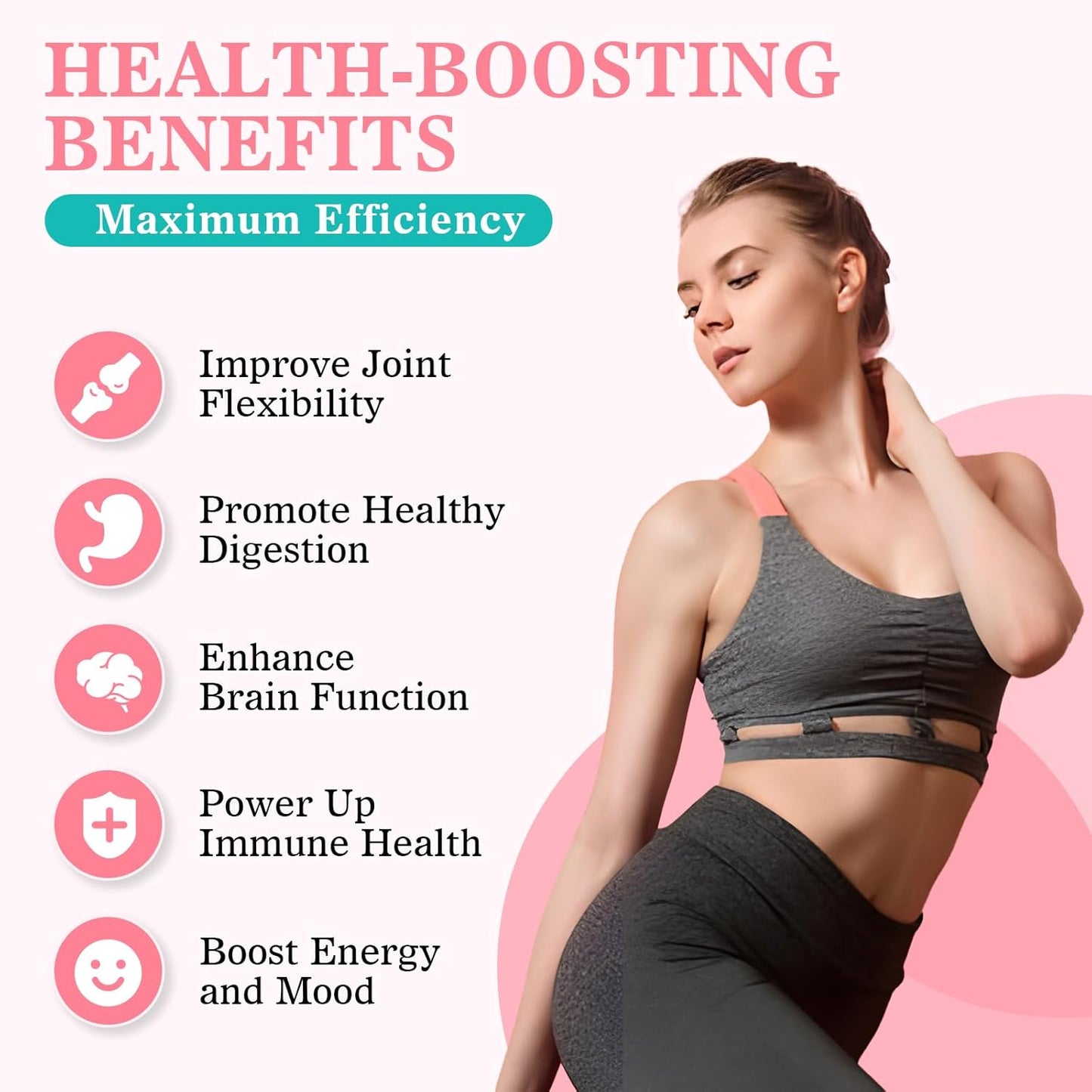 2 Pack Sugar Free Collagen Gummies for Women Men, Multi Collagen Peptides Gummies Type I II III V X with Biotin Vitamin A B C D E for Hair Skin Nails, Strawberry Flavor, 120 Count