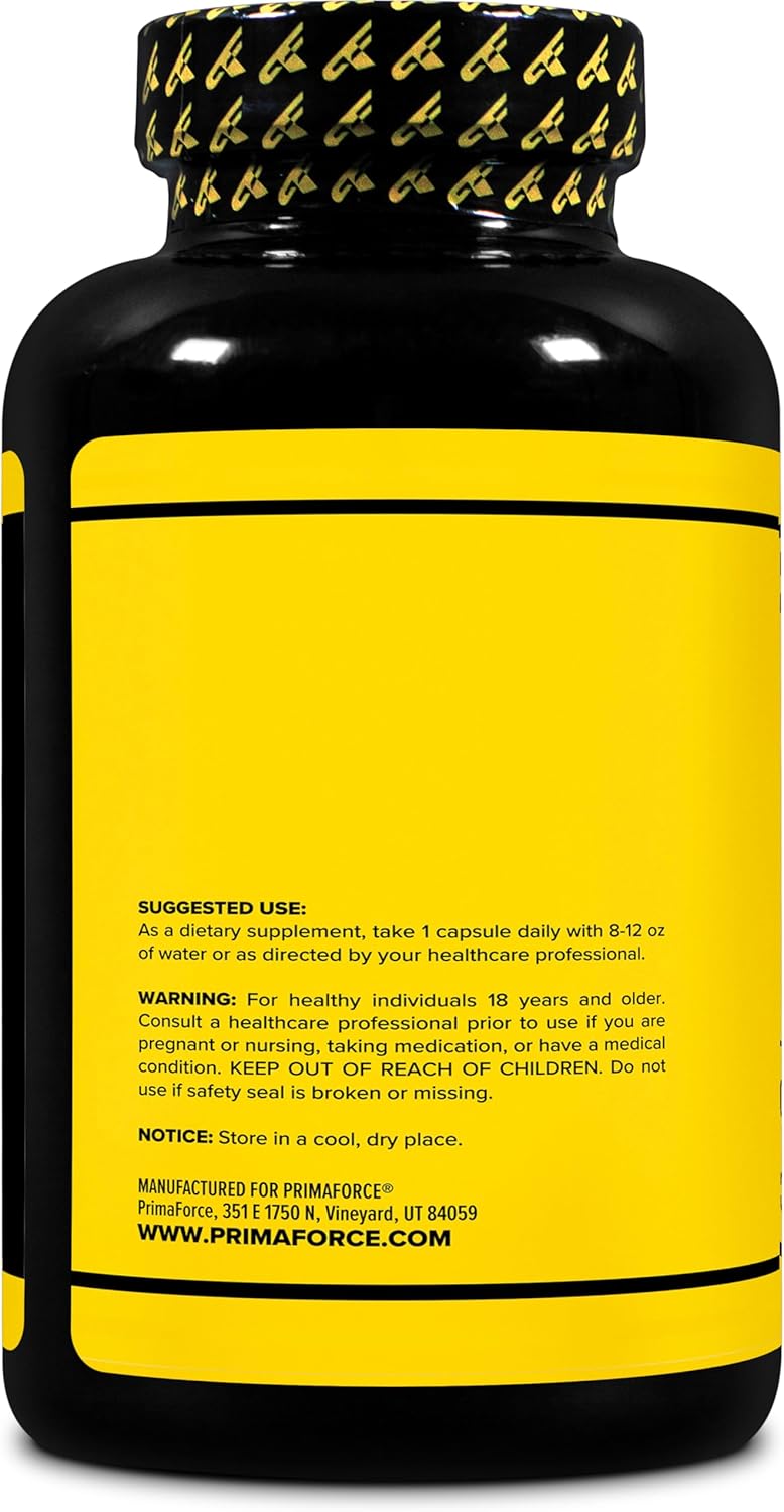 Primaforce L-Tyrosine Capsules 180 Capsules, 500 mg Per Serving