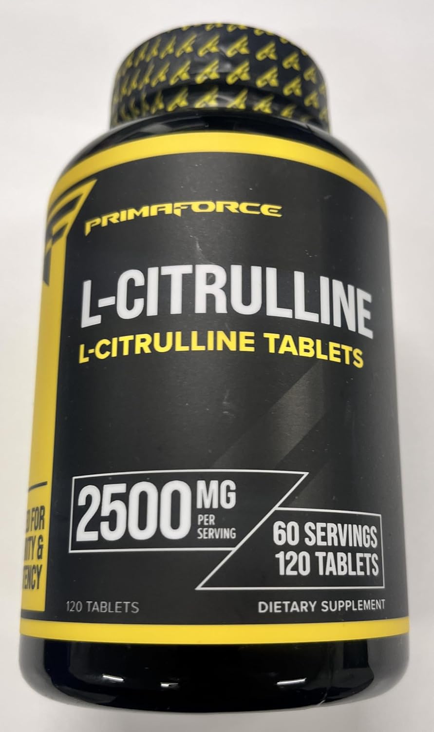 Primaforce L-Citrulline 2500mg, 120 Tablets, 60 Servings