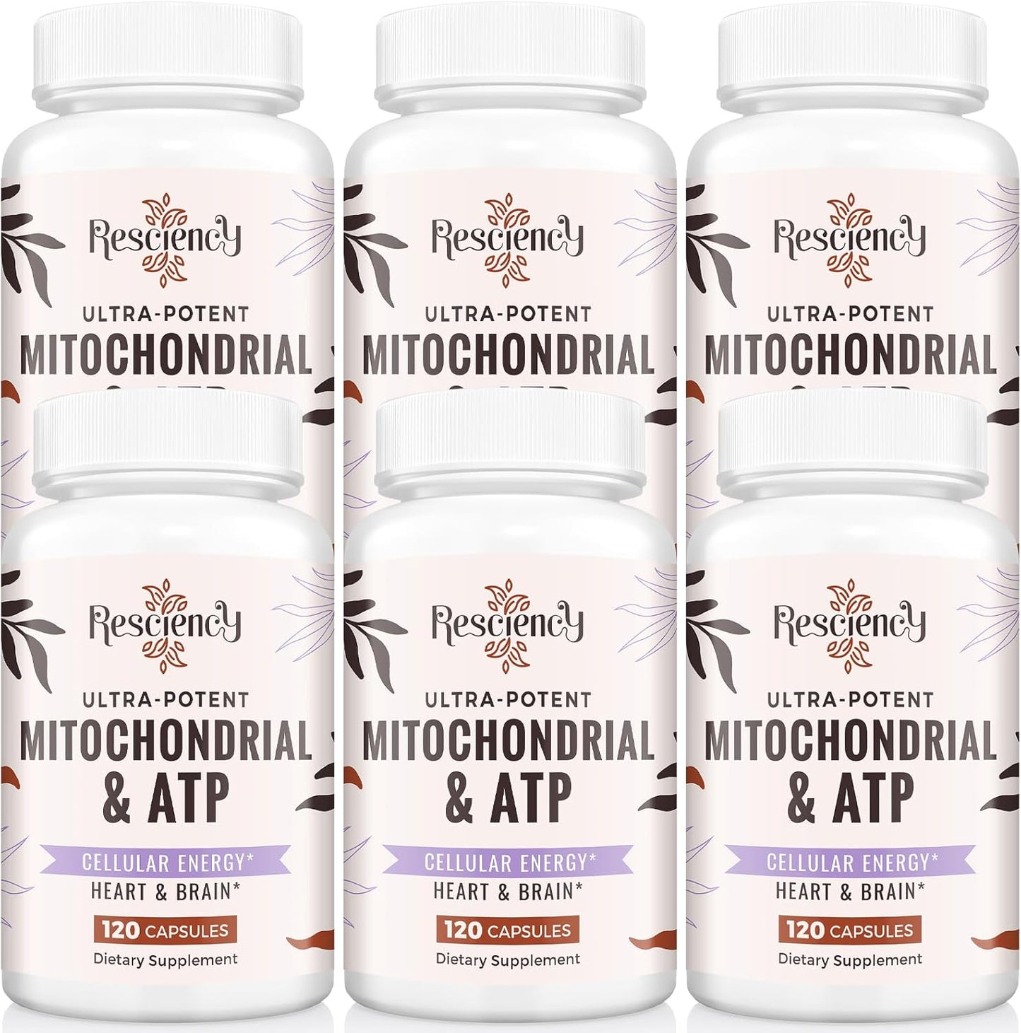 2326 MG Mitochondrial Supplements with ATP, Vitamins, CoQ10 & PQQ, More Effective Than Creatine HMB & Nitric Oxide, Energy, Endurance, Strength, Recovery & Muscle, Organic, 720 Capsules