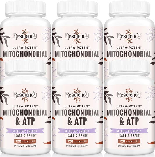 2326 MG Mitochondrial Supplements with ATP, Vitamins, CoQ10 & PQQ, More Effective Than Creatine HMB & Nitric Oxide, Energy, Endurance, Strength, Recovery & Muscle, Organic, 720 Capsules
