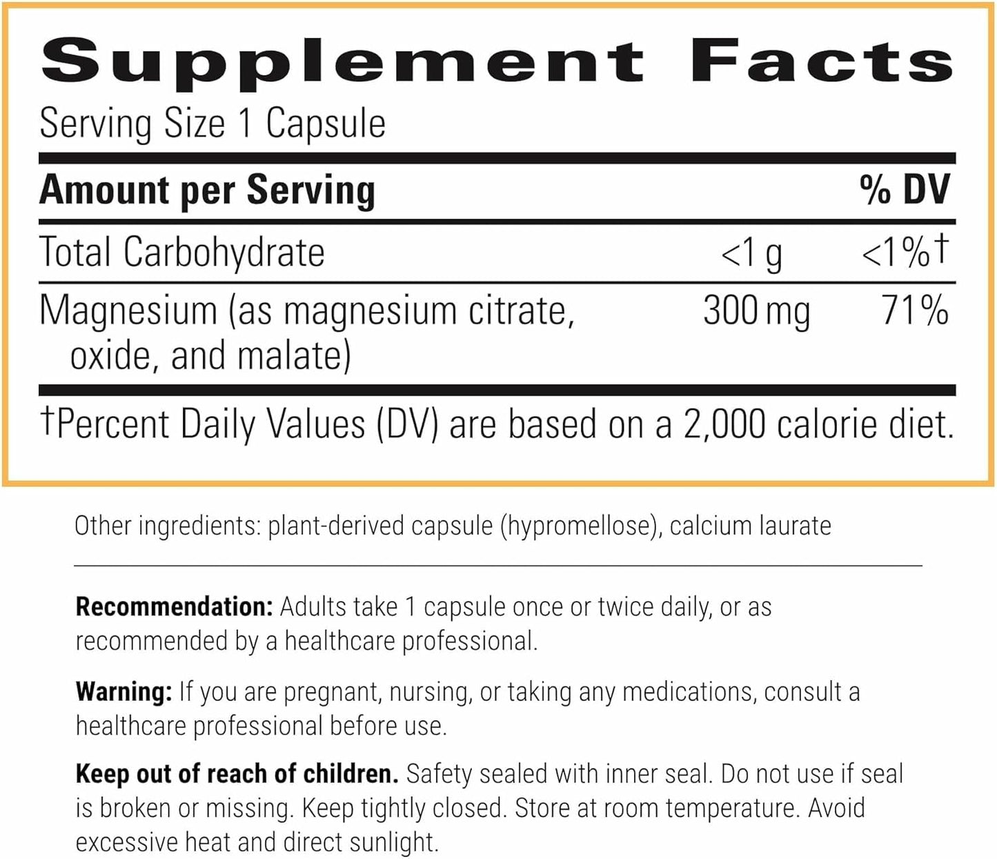 Integrative Therapeutics Tri-Magnesium - Supports Cellular Energy & Energy Metabolism* - Magnesium Supplement for Heart & Nerve Health Support* - Dairy-Free & Gluten-Free - 90 Capsules (90 Servings)