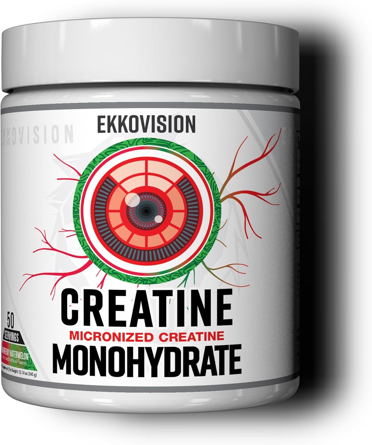 Creatine Monohydrate Powder, Micronized, Raspberry Watermelon, Pre & Post Workout Supplement for Men and Women, Energy Support, Easy to Mix in Shakes, Smoothies & Beverages, 50 Servings