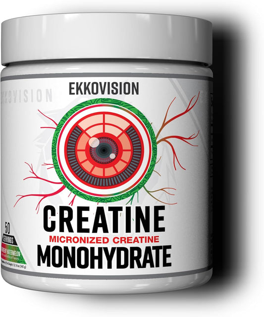 Creatine Monohydrate Powder, Micronized, Raspberry Watermelon, Pre & Post Workout Supplement for Men and Women, Energy Support, Easy to Mix in Shakes, Smoothies & Beverages, 50 Servings