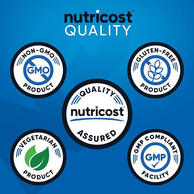 Nutricost EAA Powder 30 Servings (Blue Raspberry) - Essential Amino Acids - Non-GMO, Gluten Free, Vegetarian Friendly