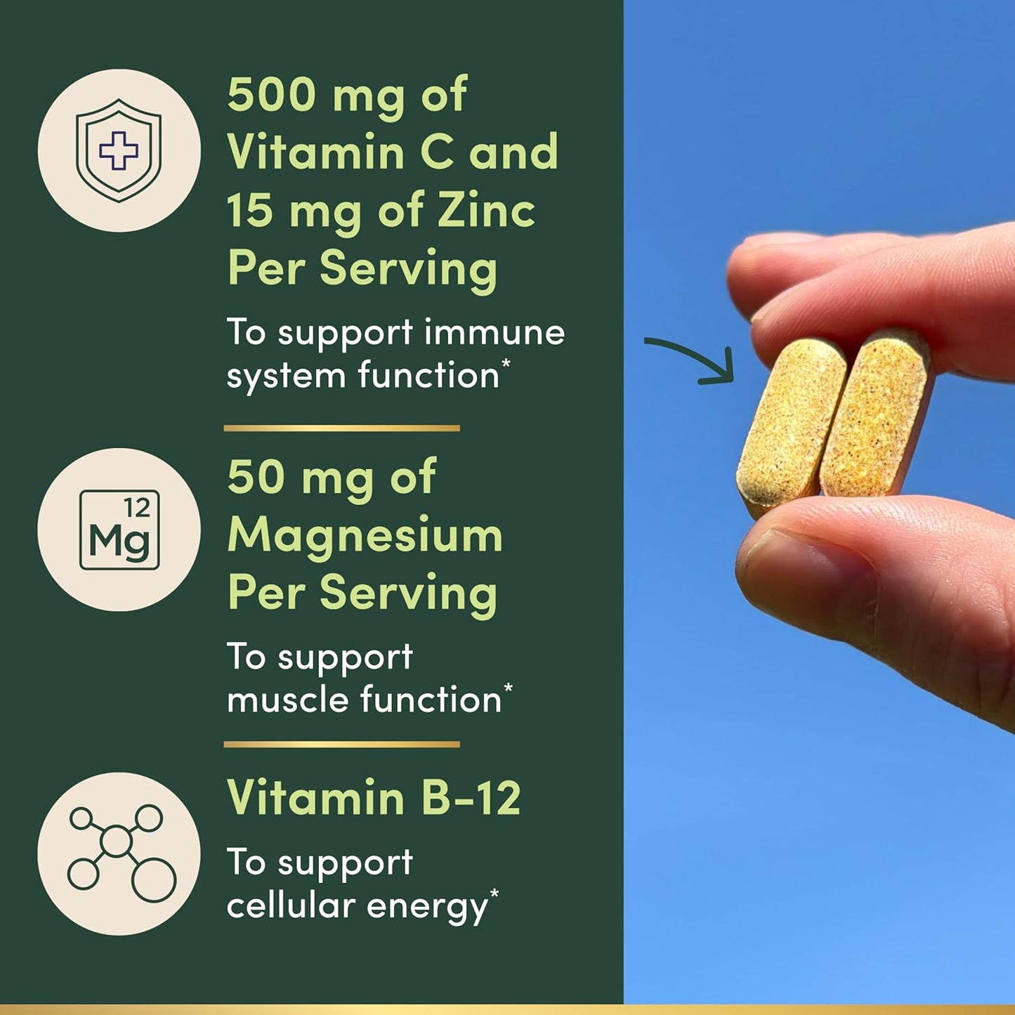 Nature’s Bounty High Potency Men’s Complete Multivitamin, Daily Men’s Health Vitamin for Heart Health and Immune Support, Men's Multivitamin for Strong Bones, Overall Health and Wellness, 100 Capsules