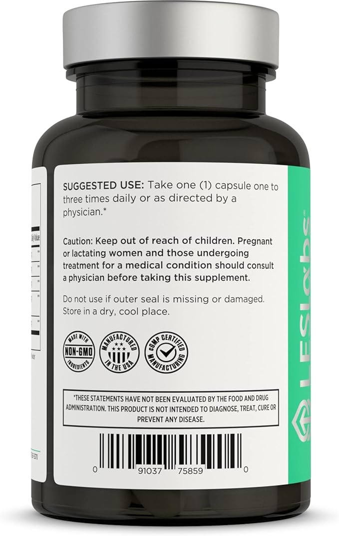 LES Labs Sinus & Seasonal – Sinus Relief, Nasal Health, Balanced Histamine Response, Clear Lungs & Respiratory Health – Butterbur, Quercetin, Nettle Root & Bromelain – Non-GMO Supplement – 60 Capsules