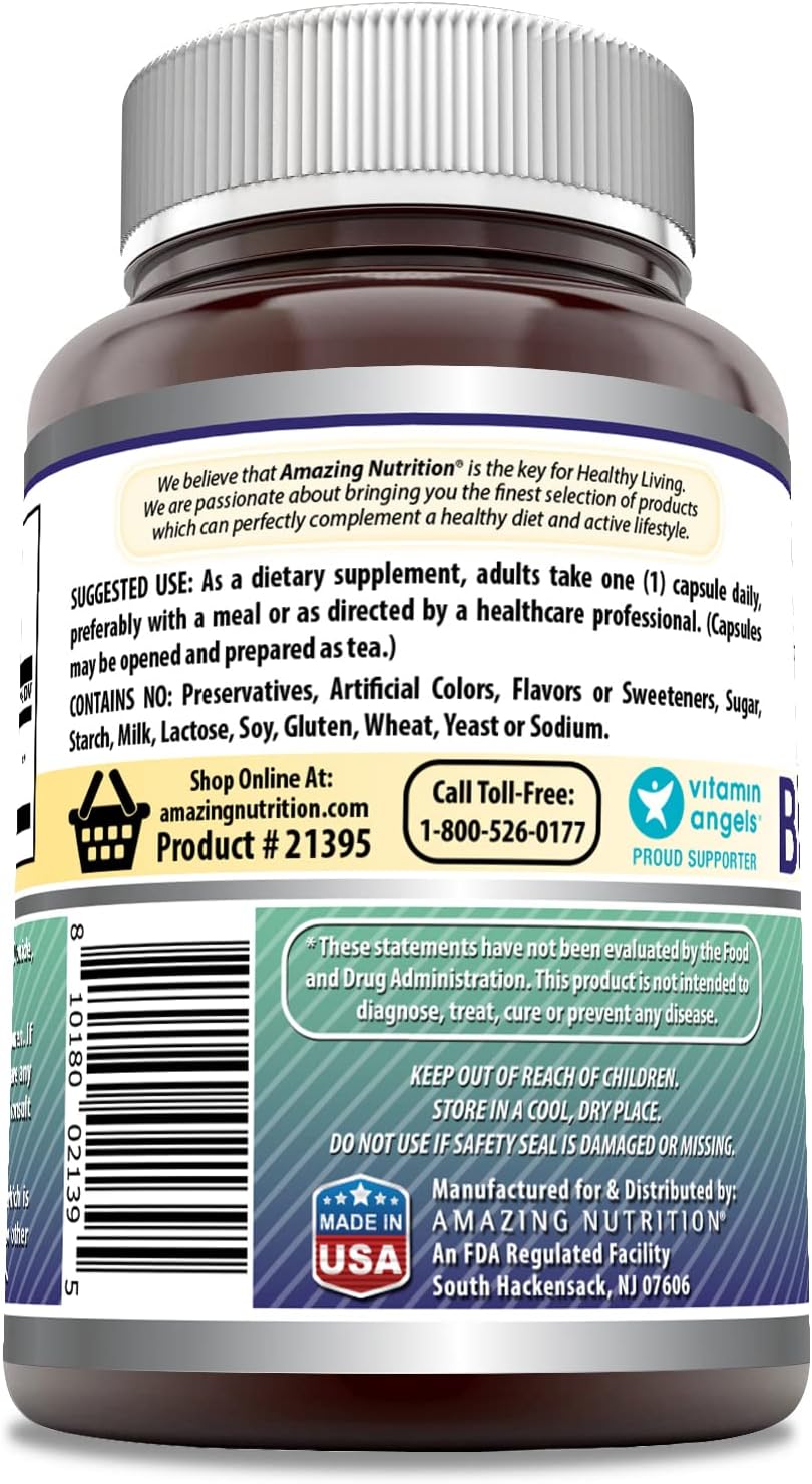 Amazing Formulas Black Cohosh Supplement | 540 Mg per Serving | 120 Capsules | Non-GMO | Gluten-Free | Made in USA