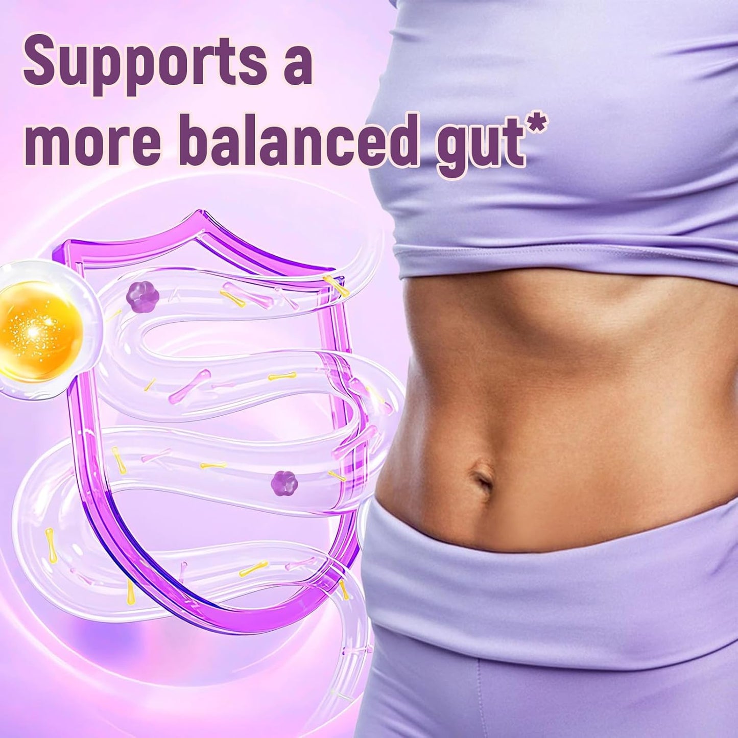 10G Fiber Gummies for Adults, No Sugar Added Grape Flavor, Fiber Supplement with 30 Billion CFU Probiotics Blend, ACV, Vitamin C, Inulin, Support Digestive Health, 90 Count