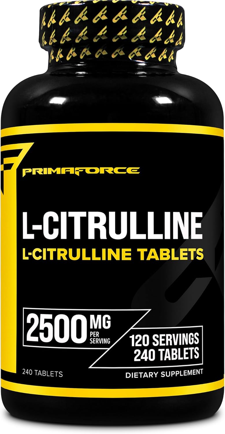 Primaforce L-Citrulline 2500mg, 240 Tablets, 120 Servings