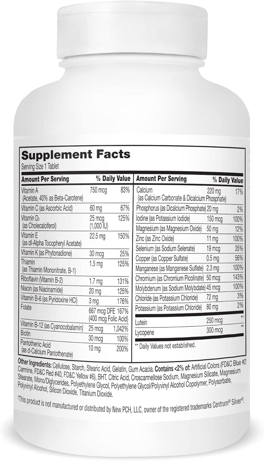 21st Century Sentry Senior Tablets, 265 Count (Pack of 2)