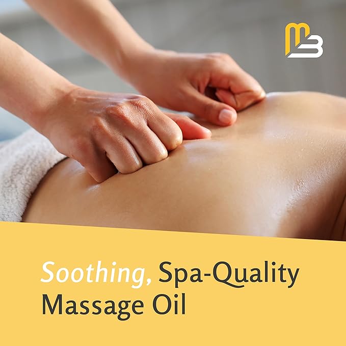 Ylang Ylang + Ginger Lymphatic Drainage Massage Oil – with Collagen & Stem Cells for Circulation, Detox & Cellulite Removal – Body Oil for Muscle Relief, Skin Firming & Relaxation – 8oz by M3