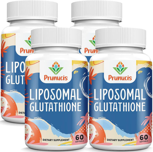 2400MG Liposomal Glutathione, with Vitamin C, Milk Thistle & Alpha-Lipoic Acid, Master Antioxidants, Pure Reduced L-Glutathione - Immune System, Cell Repair, Energy, High Absorption, 240 Softgels