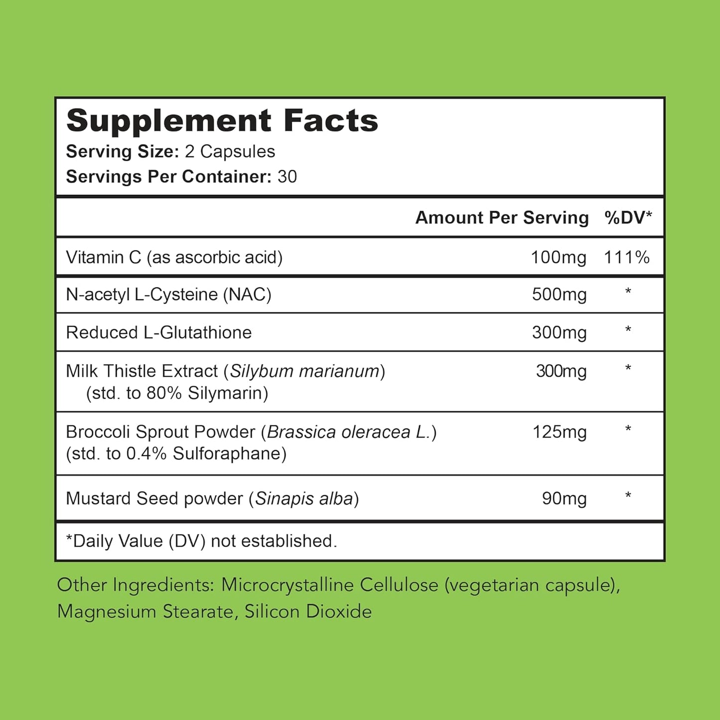 Vital Detox Liver Supplement - First Enzyme-Focused Liver Health Formula - Contains NAC with Milk Thistle, Sulforaphane, and More, 30 Servings