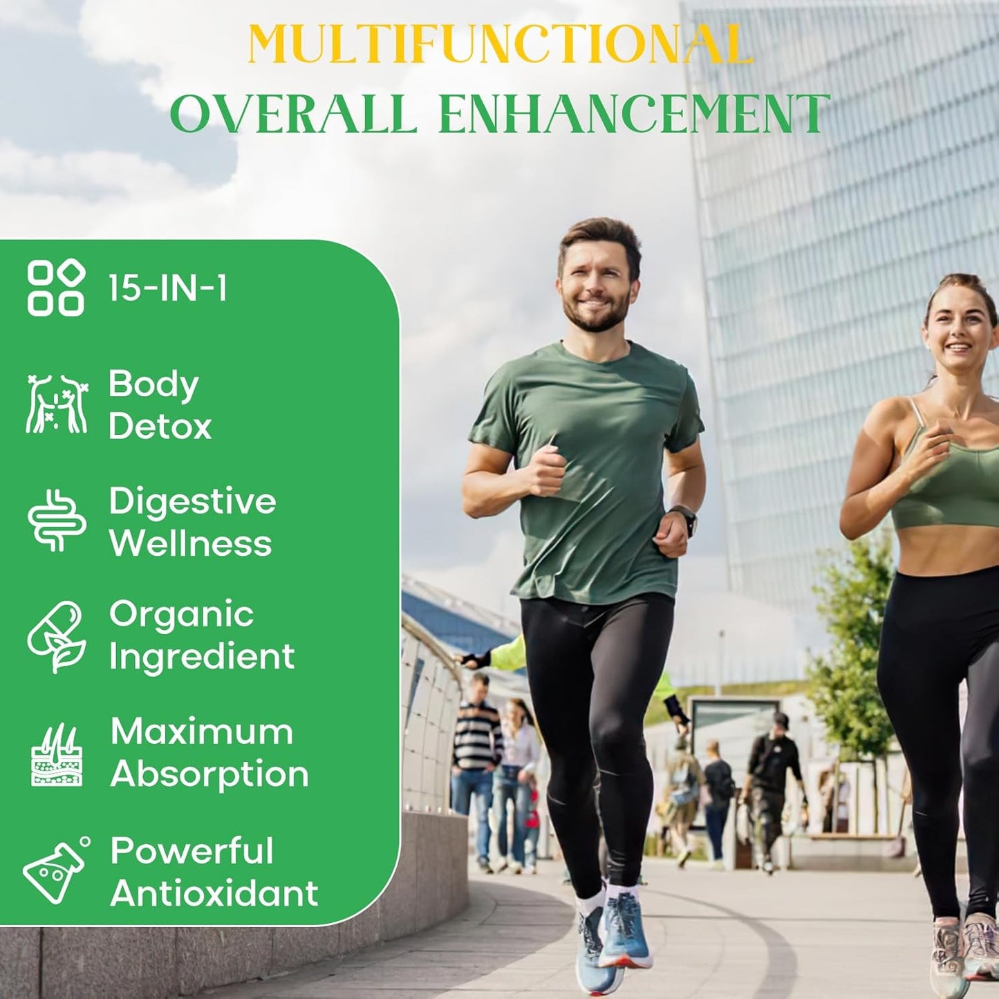 15-in-1 Detox Binder, Activated Charcoal, Zeolite & Bentonite Clay, Chlorella, 1500 MG Detox Supplement Maximum Absorbent, Liver Gut Digestive Detox Cleanse, 90 Vegan Capsules