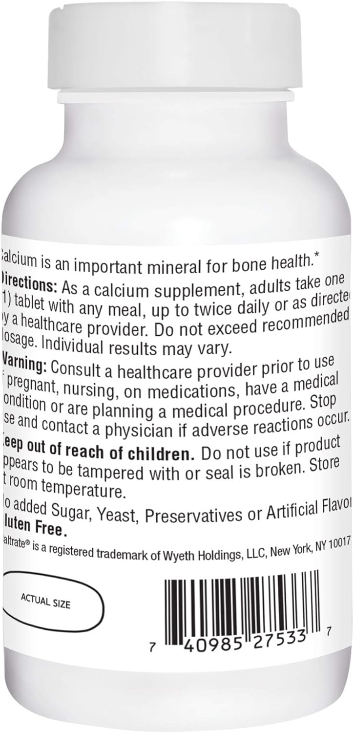 21st Century Calcium Supplement, 600 Mg, 200Count