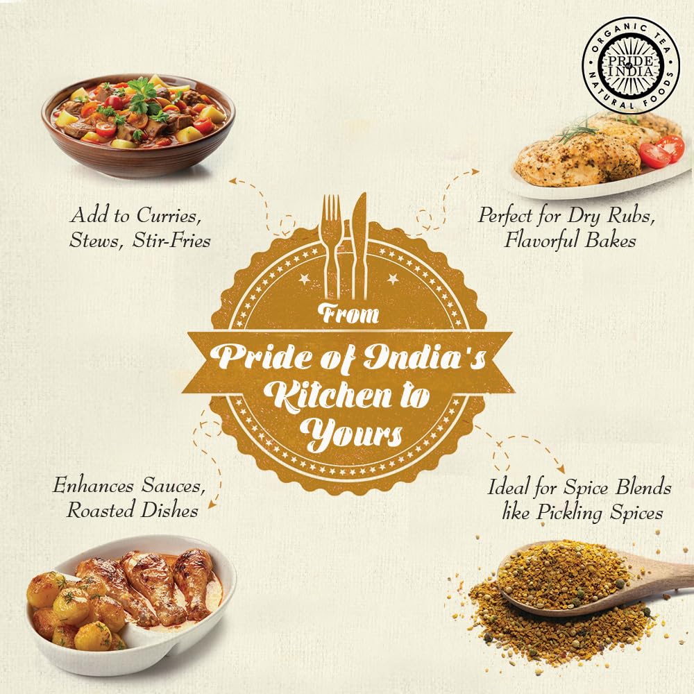 Pride of India – Fenugreek Seed Ground – Gourmet Indian Spice – Vegan, Gluten & GMO-Free – Ideal for Cooking & Meat Seasoning – Easy to Use – 7 oz. Medium Dual Sifter Jar