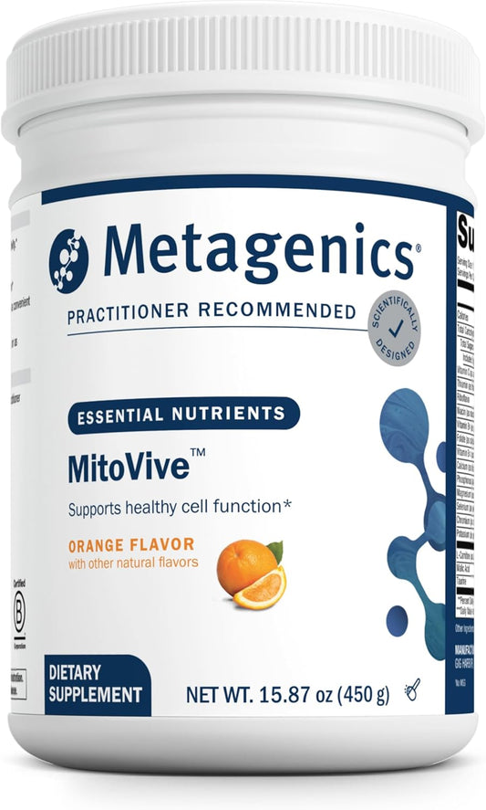 Metagenics MitoVive - Mitochondria Balance - with Amino Acids, Magnesium & More - Mitochondria Health - Gluten Free & Non-GMO - 30 Serving - 15.87 oz