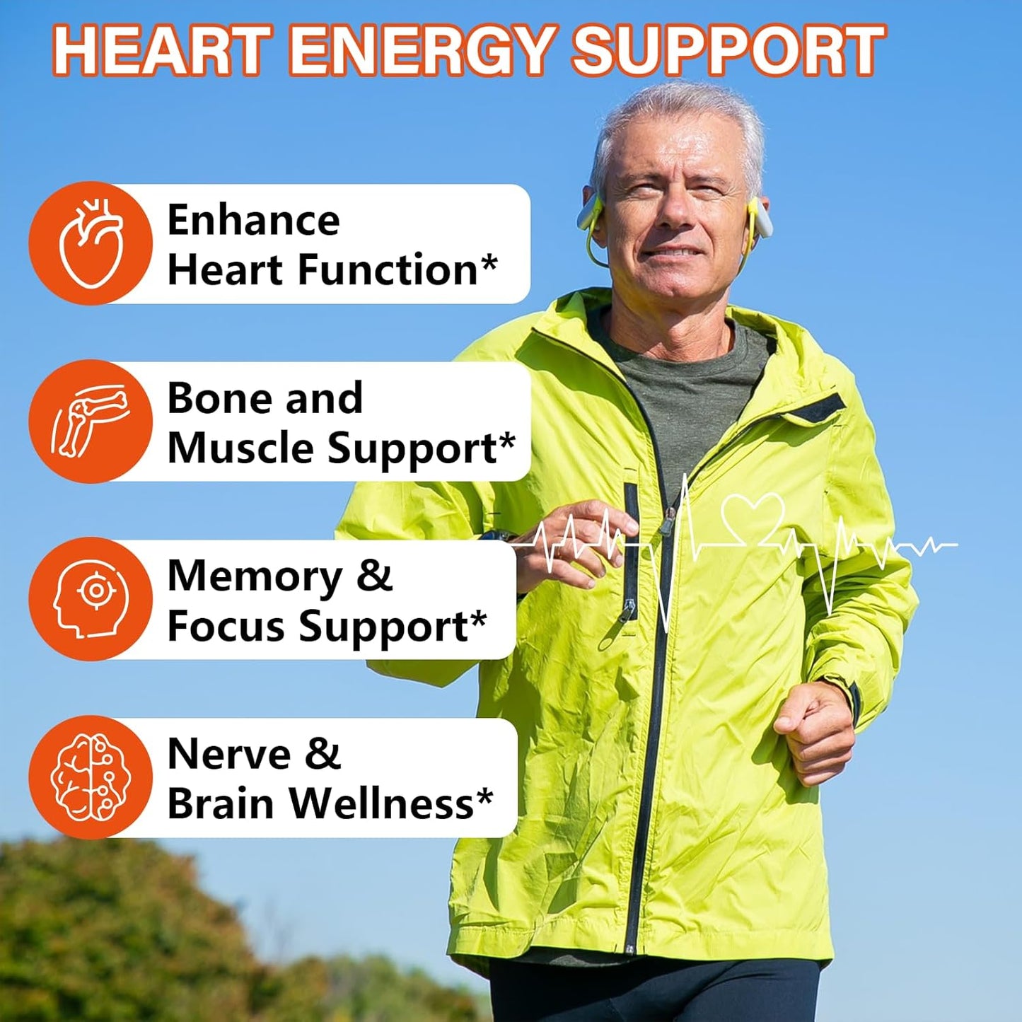 1 Pack 600MG CoQ10 Gummies - 3X Better Absorption Coenzyme Q10 (Ubiquinone) Gummies for Adults, Co Q10 Supplement Plus Omega-3, Magnesium, Vitamin B3 & Zinc,Energy, Brain＆ Heart Support, 60 Counts