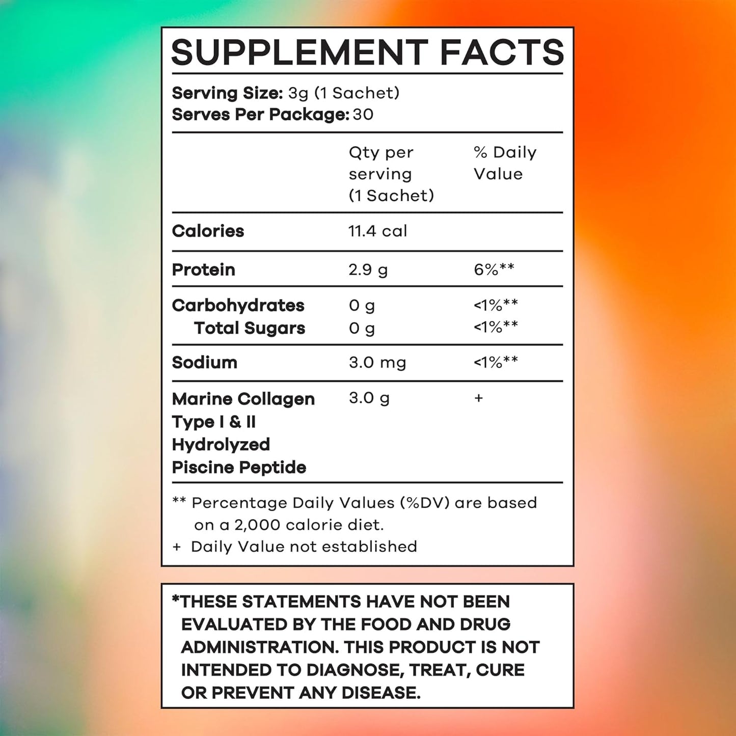 Vida Glow Marine Collagen Powder - Anti Aging Supplement with Collagen Peptides, Promotes Glowing Skin, Strong Nails, Healthy Hair | 30 Servings, Original Flavor