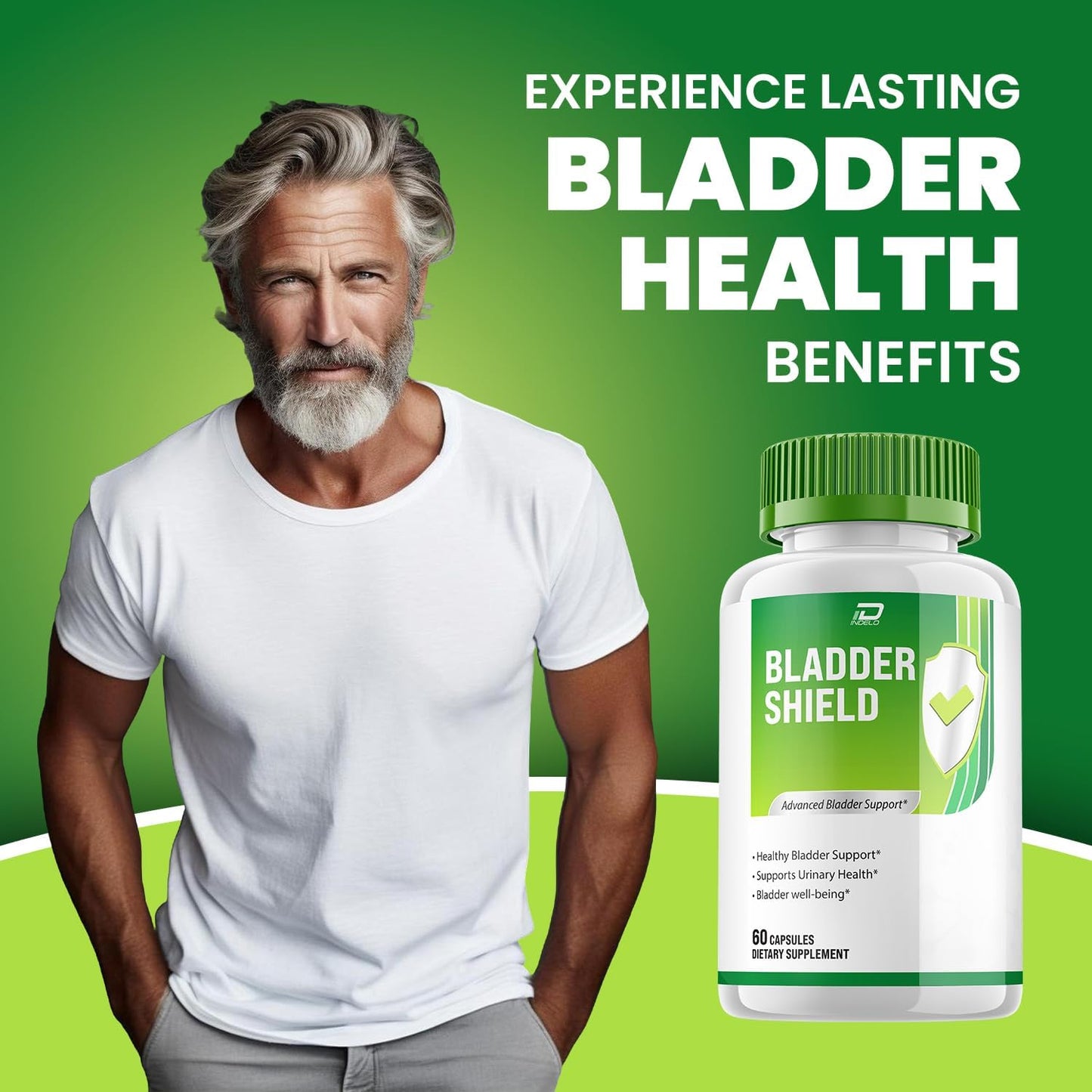 Bladder Shield Supplement for Men – BladderShield Pills Advanced Formula Supplements for Men Health Supplement, Reviews (5 Pack - 300 Capsules)