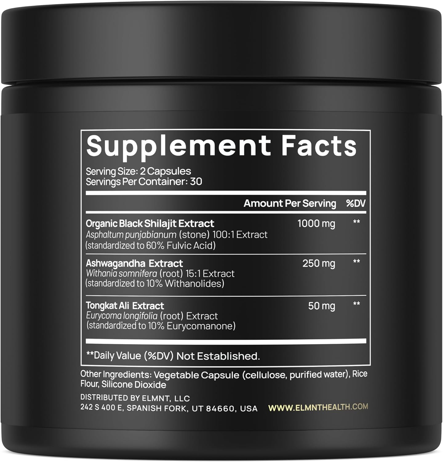 103,800mg Black Shilajit for Men 100x Strength w. Ashwagandha & Tongkat Ali 10% Extract - Ultra Pure Himalayan Shilajit Capsules 60% Fulvic Acid - Energy, Stamina & Performance Mens Health Supplement