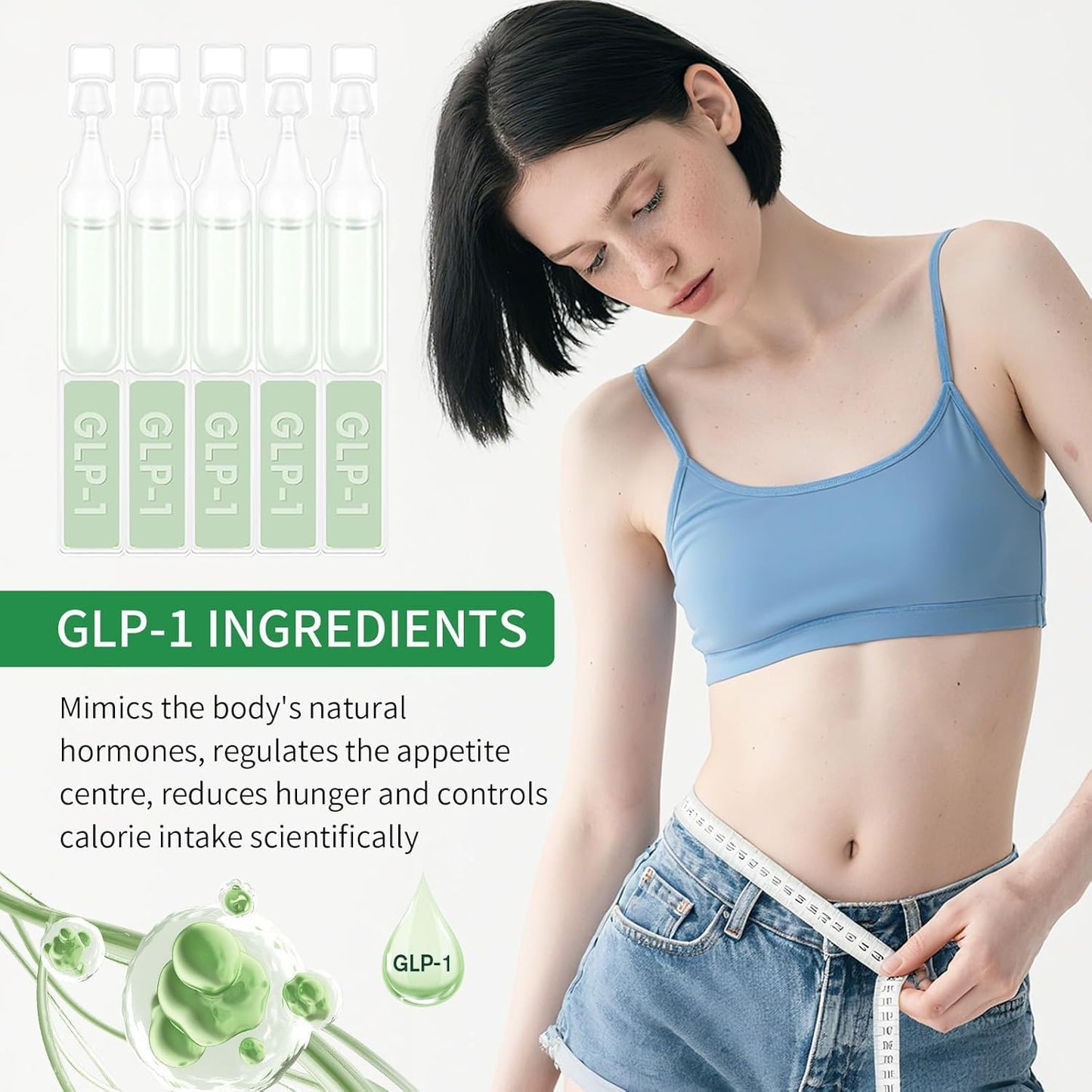 2025 New Glp-1 Oral Solution, GLP-1 Moringa Drops, Natural GLP-1 Drops for Women and Men 10-Pack