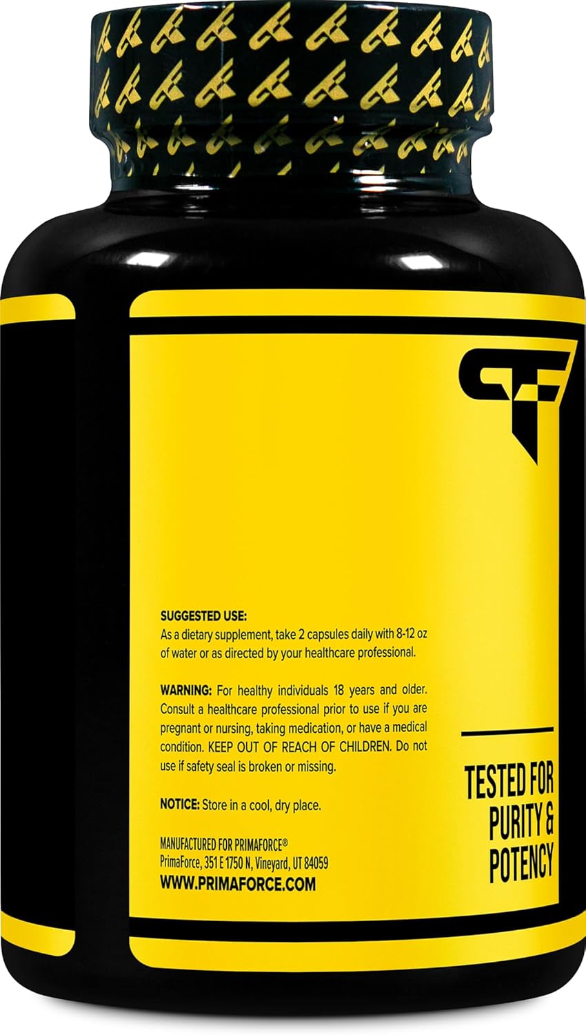 Primaforce Cissus Quadrangularis Extract, 120 Capsules, 1000mg per Serving - Gluten Free, Non-GMO