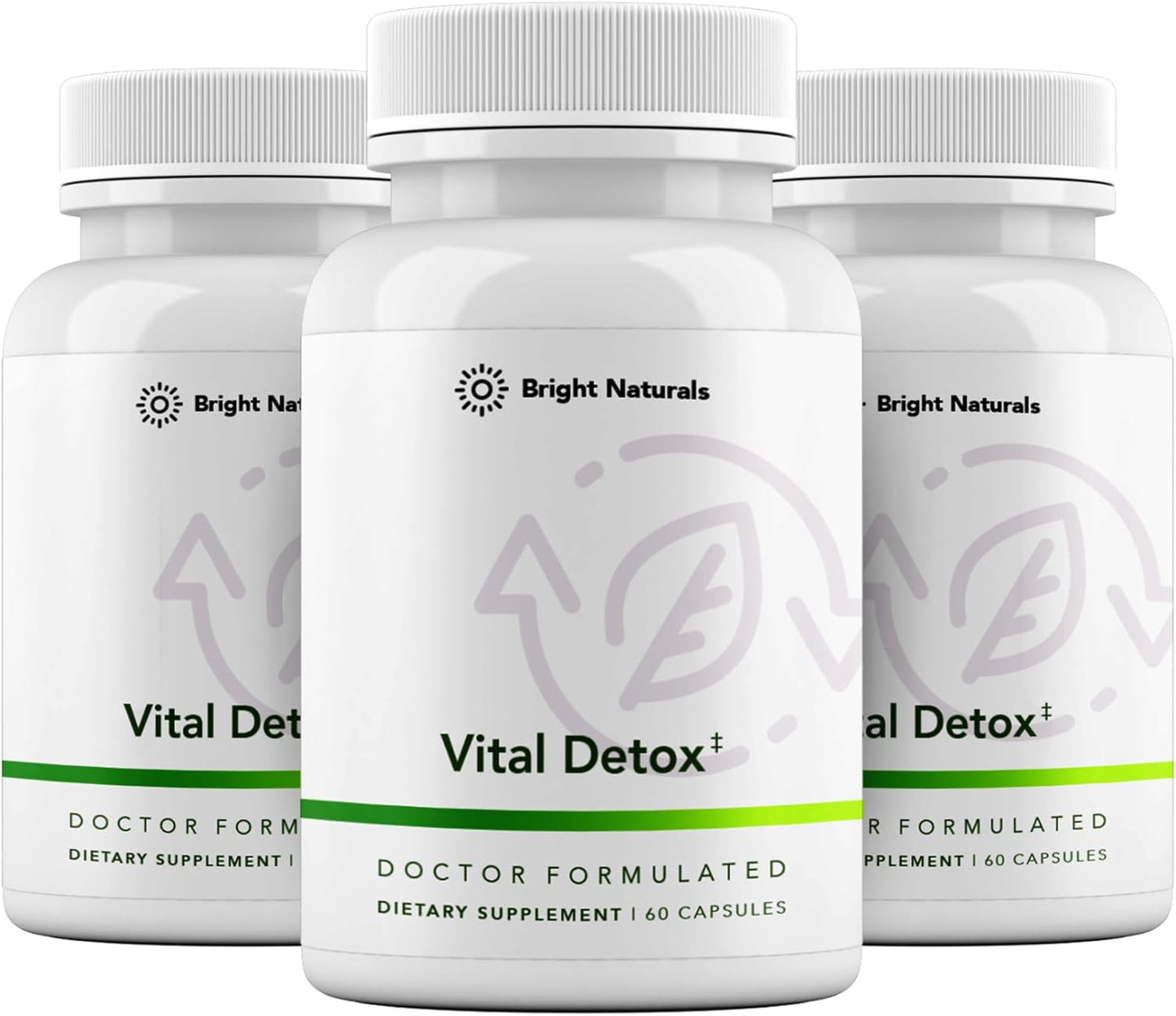 Vital Detox Liver Supplement - First Enzyme-Focused Liver Health Formula - Contains NAC with Milk Thistle, Sulforaphane, and More, 90 Servings