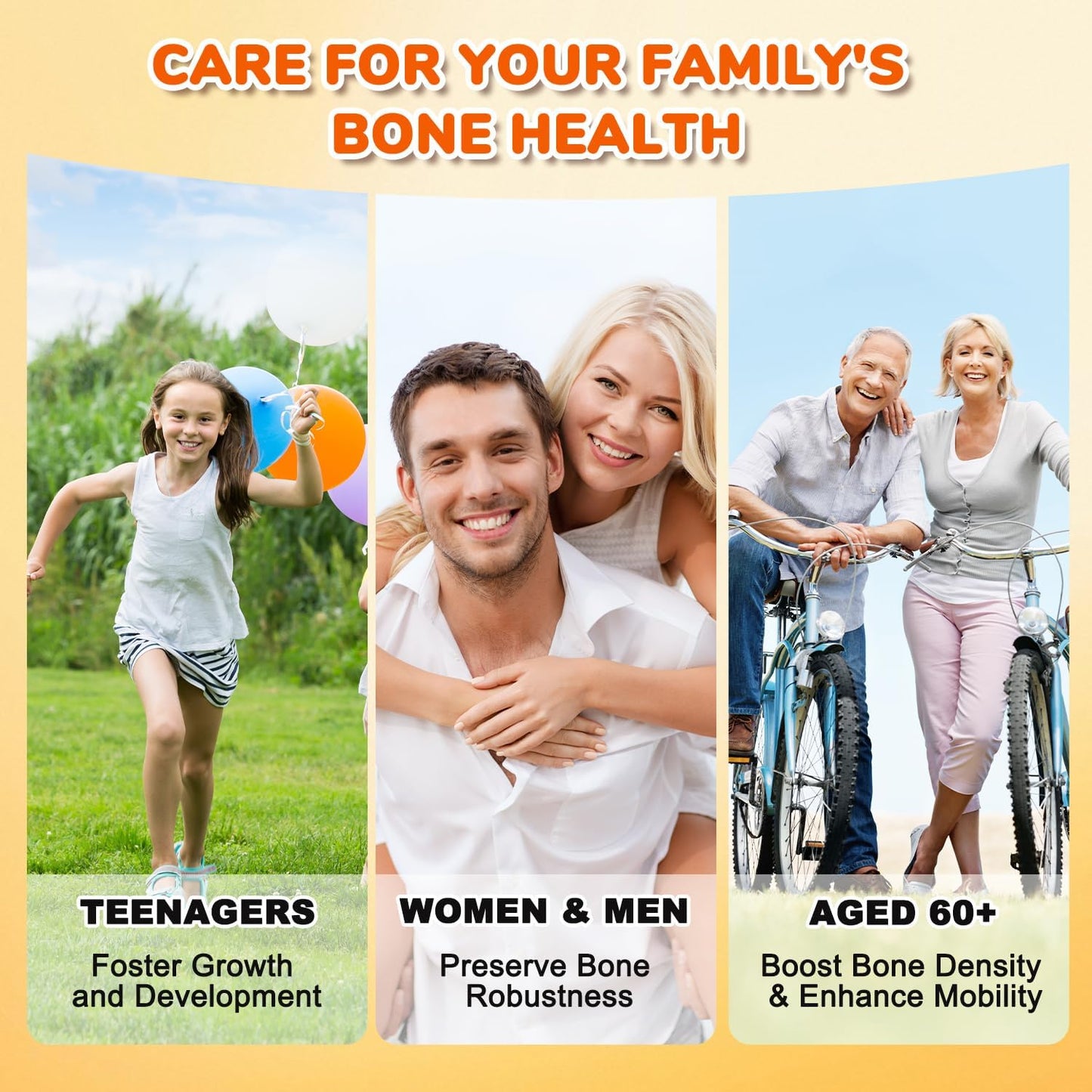 (2 Pack) Calcium Citrate Gummies,Calcium 1200 mg with Vitamin D3 and K2 for Women & Men.Supports Bone Muscle & Teeth - Natural Orange Flavor,120 Gummies- 60 Day Vegan Supply