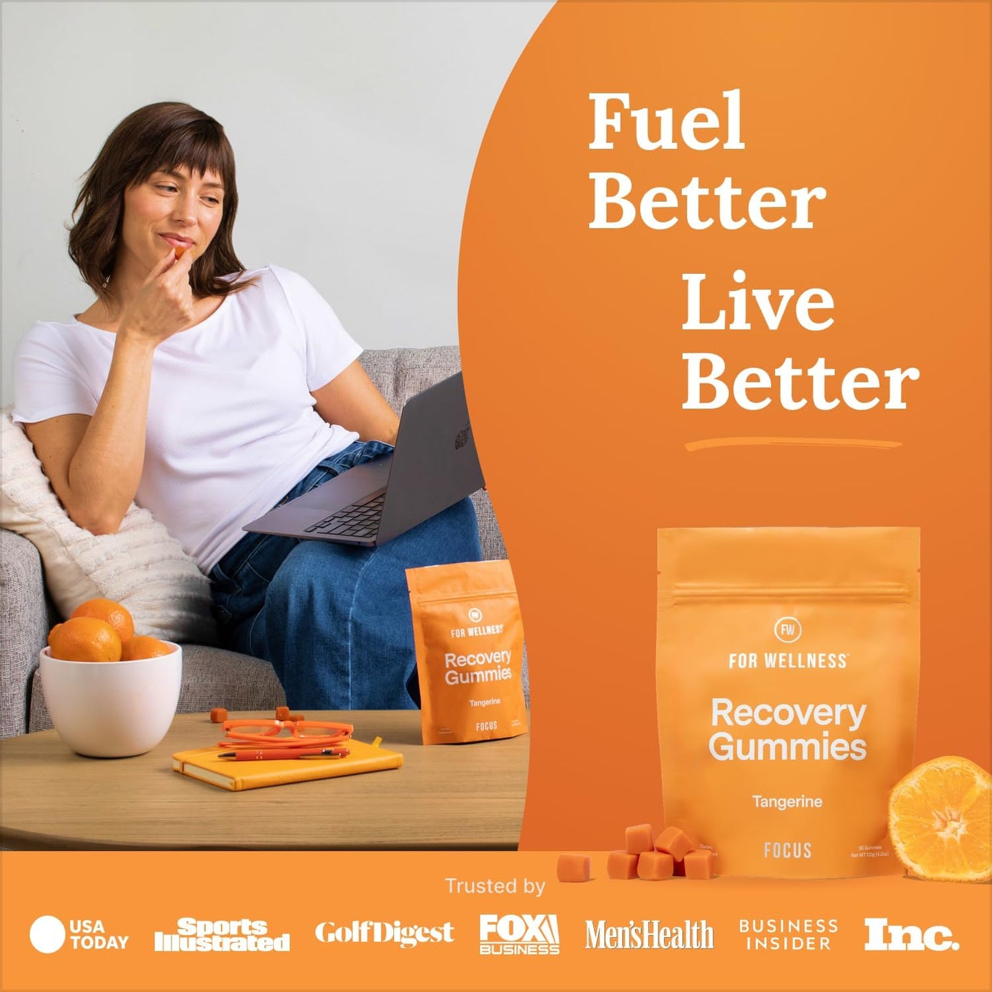 First-of-Its-Kind Eye Health & Focus Gummies with Lutein, Zeaxanthin, Cordyceps & Vitamin A | Vision, Brain Support, Memory, Sleep & Stress Relief | Blue Light Protection | Vegan, Gluten-Free - 30pc