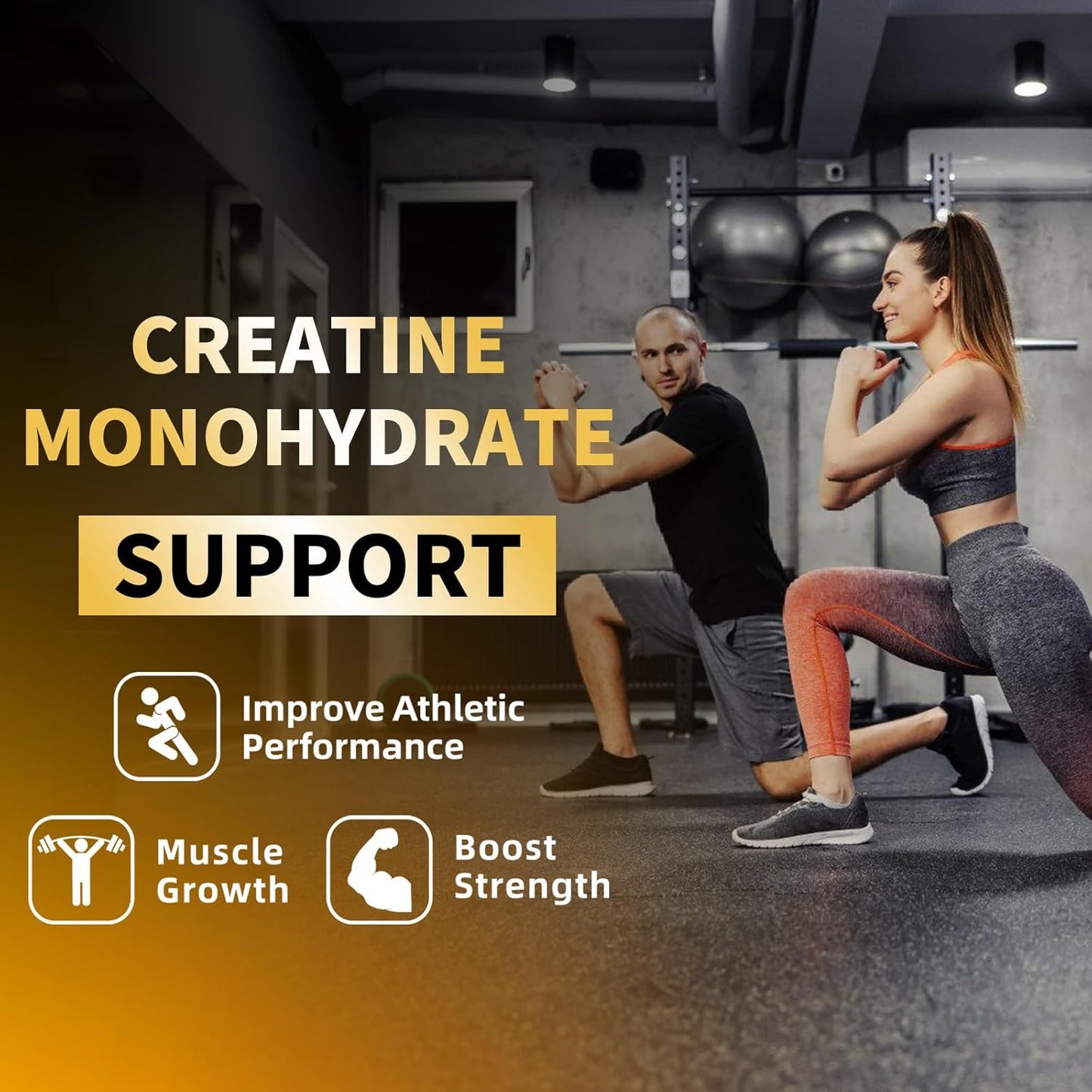 Creatine Monohydrate Gummies for Men & Women-5g of Creatine Monohydrate per Serving - Sugar Free,Vegan,Pineapple Flavor, 120 Count