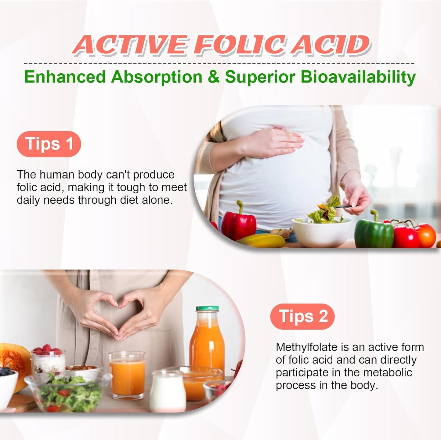 2 Pack L-Methylfolate 15mg & Methyl B12 Gummies, Folate Supplement for Brain Health, Mood & Immunity, DNA Synthesis & Repair, Sugar Free, Vegan, Raspberry Flavor, 120 Count