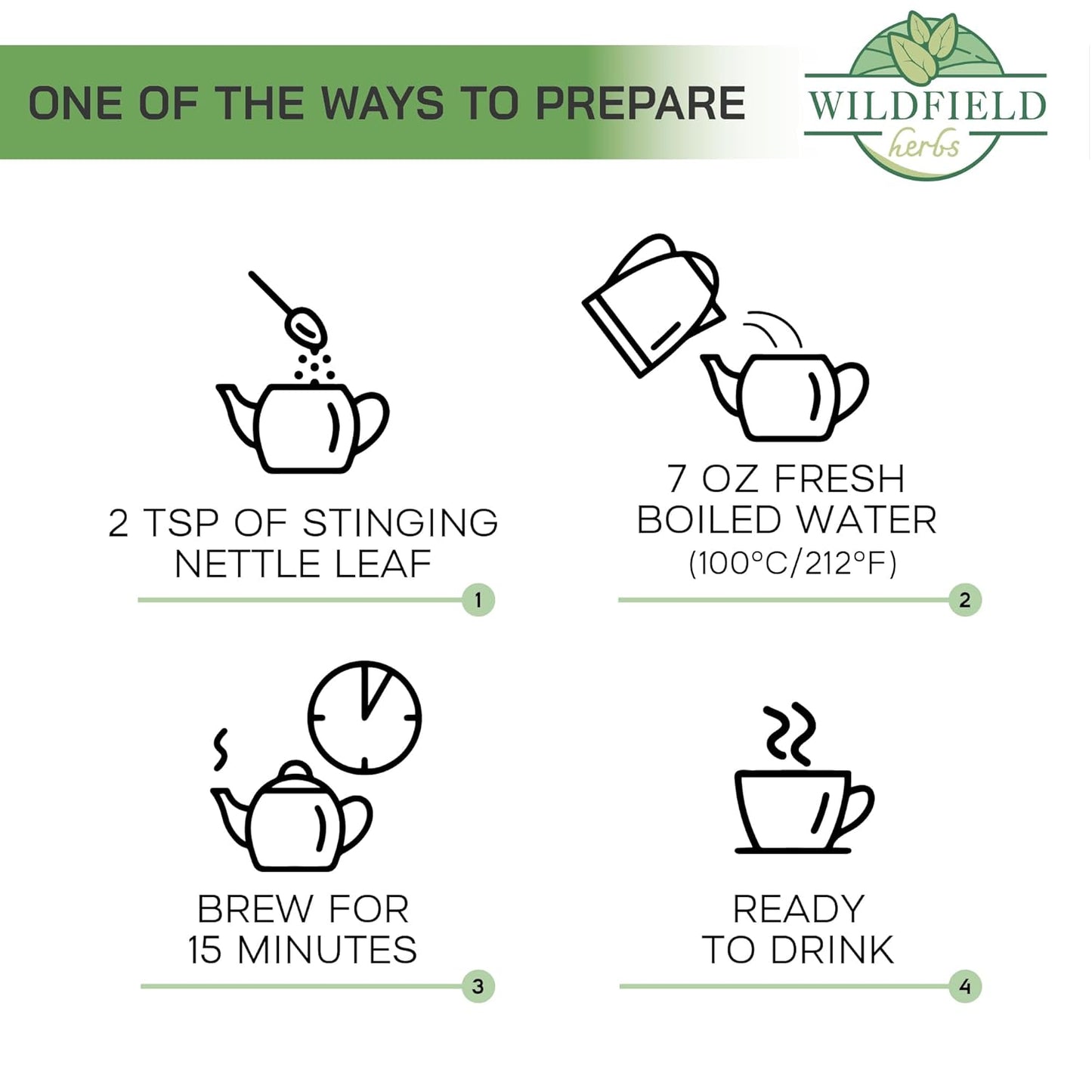 1.8 oz. Dried Nettle Leaf Tea Ortiga Planta Stinging Nettle Leaf Herb (Urtica Dioica) - 50g Herbal Tea Ortiga Verde Te