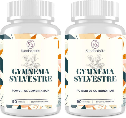 16 in 1 Blxxd Sugr Effective Gymnema Sylvestre Supplement 2100MG | with Berberine, Cinnamon, Bitter Melon | Vitamins, Magnesium & Chromium | 2Pack