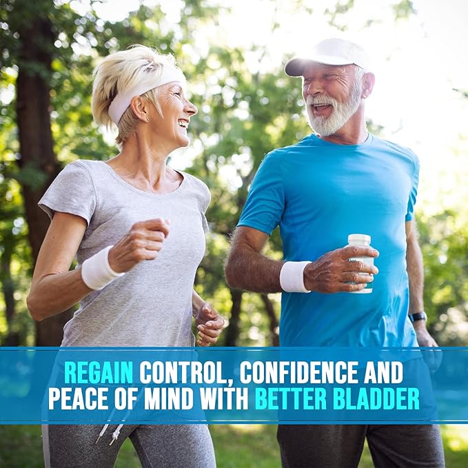 Better Bladder Ultra Control Supplement for Women & Men – Bladder Support Supplement Enhanced with Vitamin D3 to Help Reduce Urinary Leaks, Frequency & Urgency - 60 Count (1 Bottle)