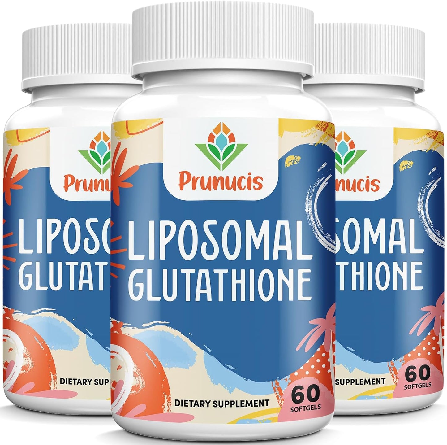 2400MG Liposomal Glutathione, with Vitamin C, Milk Thistle & Alpha-Lipoic Acid, Master Antioxidants, Pure Reduced L-Glutathione - Immune System, Cell Repair, Energy, High Absorption, 180 Softgels