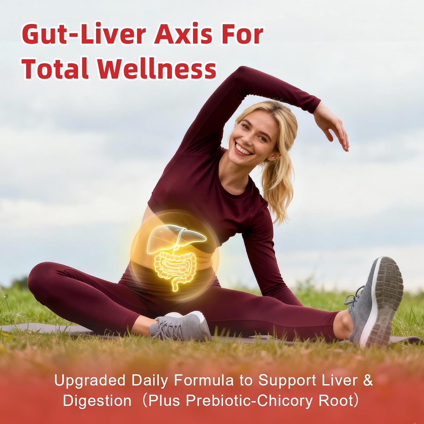 2 Pack Lukaree Liver Cleanse Detox & Repair Gummies | Sugar-free Milk Thistle Supplement w/Dandelion, Artichok & L-Glutathione - Ultra-Concentrated Herbal Liver Support for Men & Women -Vegan,60 Count