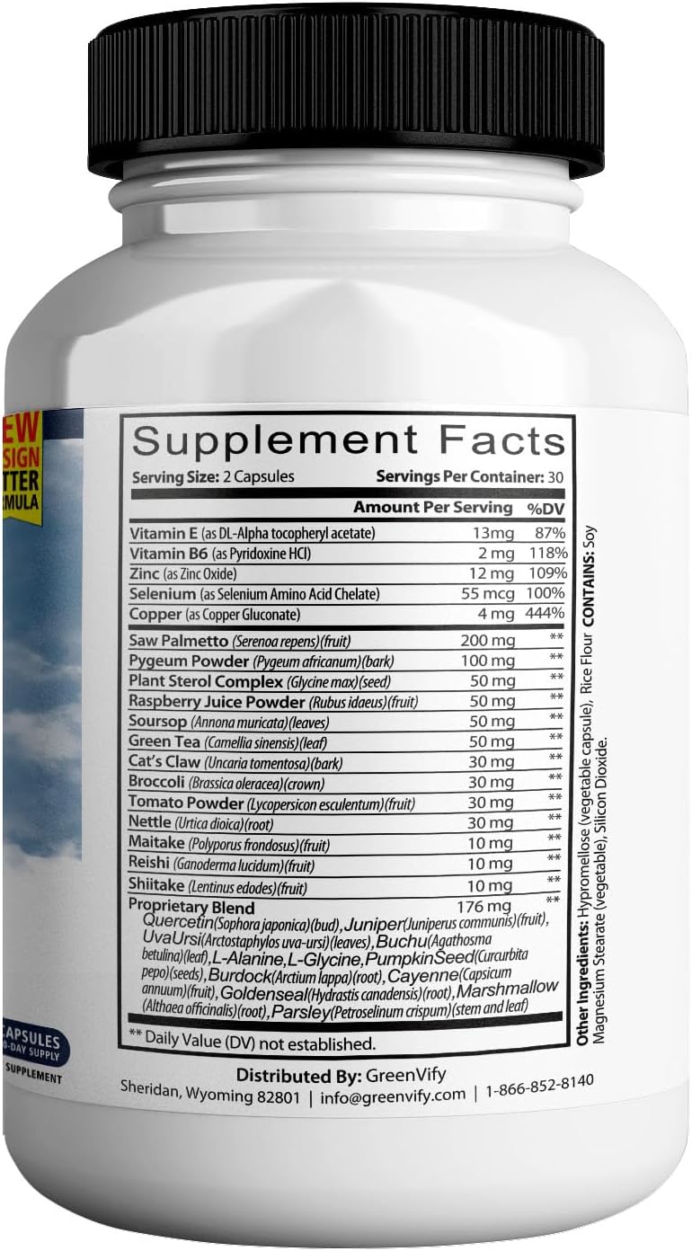 Prostate Response 180 Max Prostate Formula Supplements for Men Capsules, Health Supplements - Maximum Strength, All Natural to Support Normal & Healthy Function (1)
