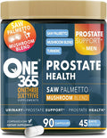 Saw Palmetto for Men - Prostate Health Supplements - Urinary and Prostate Supplement Support Antioxidant - Mushroom Blend Turmeric - 90 Capsules 45 Day Supply