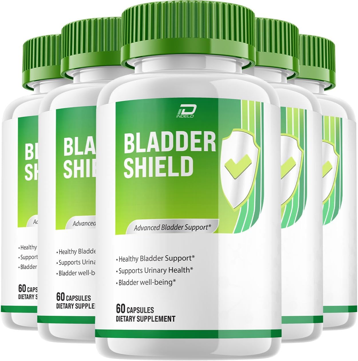 Bladder Shield Supplement for Men – BladderShield Pills Advanced Formula Supplements for Men Health Supplement, Reviews (5 Pack - 300 Capsules)