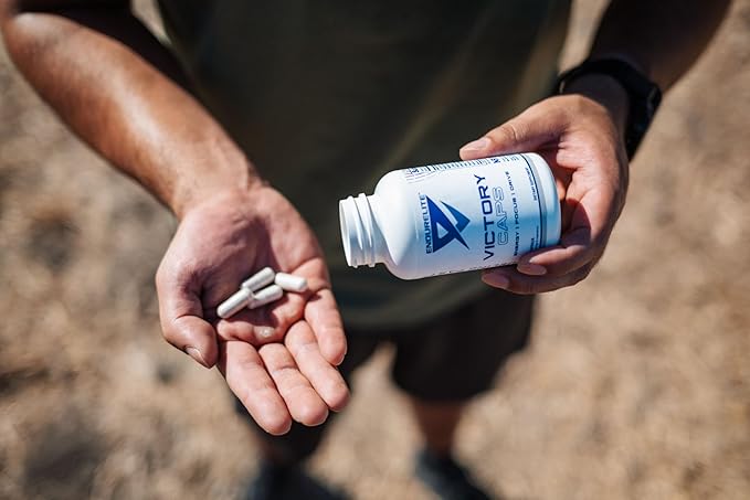 EndurElite Victory Caps - Pre Workout for Endurance & Strength, Crossfit and Cross Training, Caffeine and Nootropics - 60 Capsules