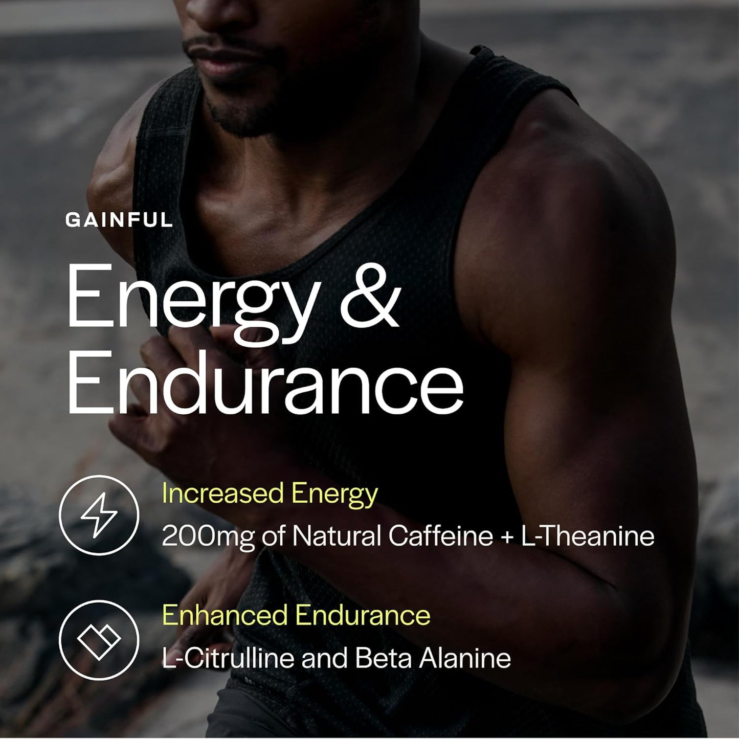 Gainful High Intensity Pre Workout Powder with 200mg Caffeine, 5g Creatine, Strawberry Lemonade Flavor, Supports Energy, Strength, Endurance, & Recovery, BCAAs, Beta Alanine, L-Citrulline, 20 Servings