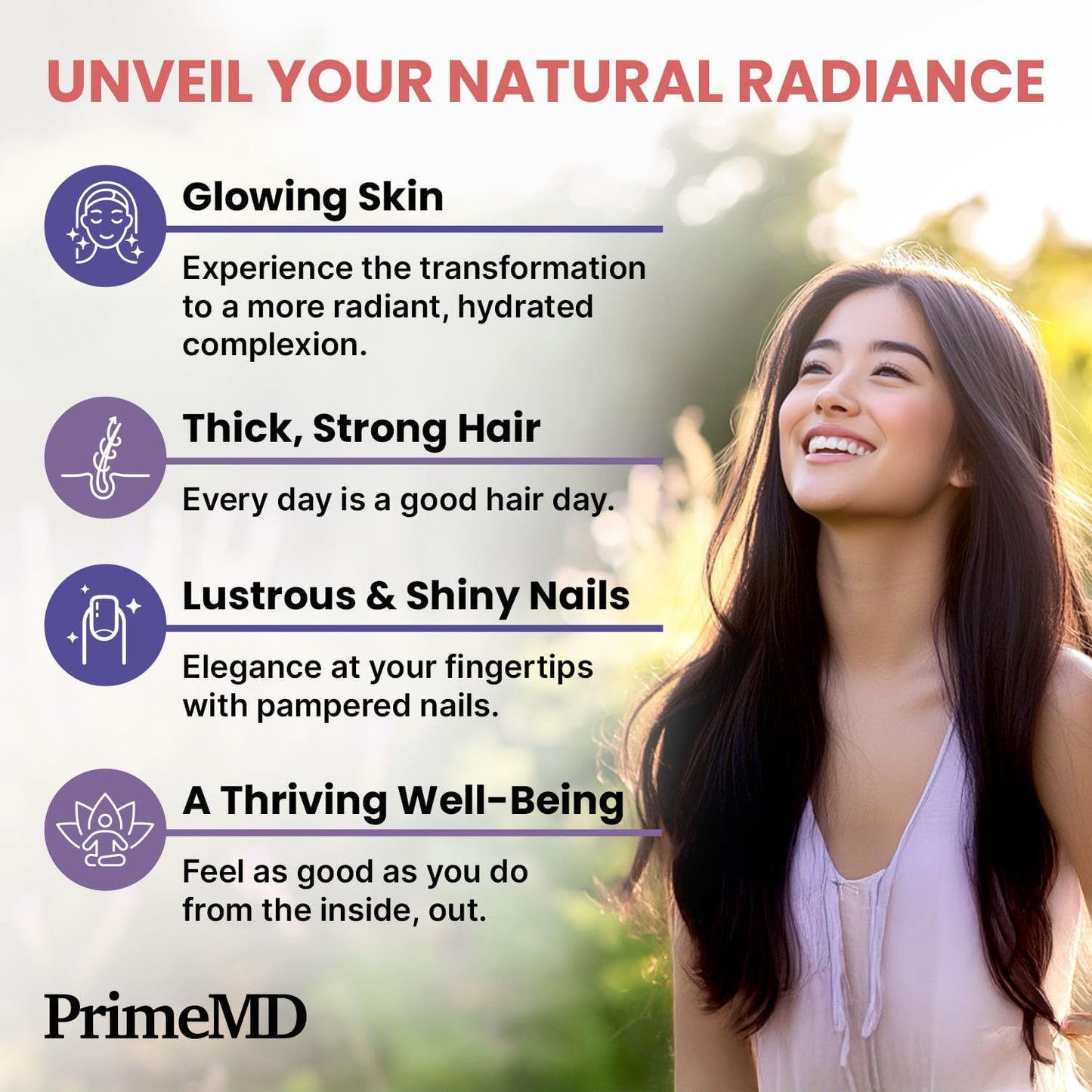 27-in-1 Hair Skin and Nails Vitamins (6810mg) with Biotin 10000mcg - Collagen Supplements for Men and Women - Keratin Supplements with Probiotics and Saw Palmetto, 90ct