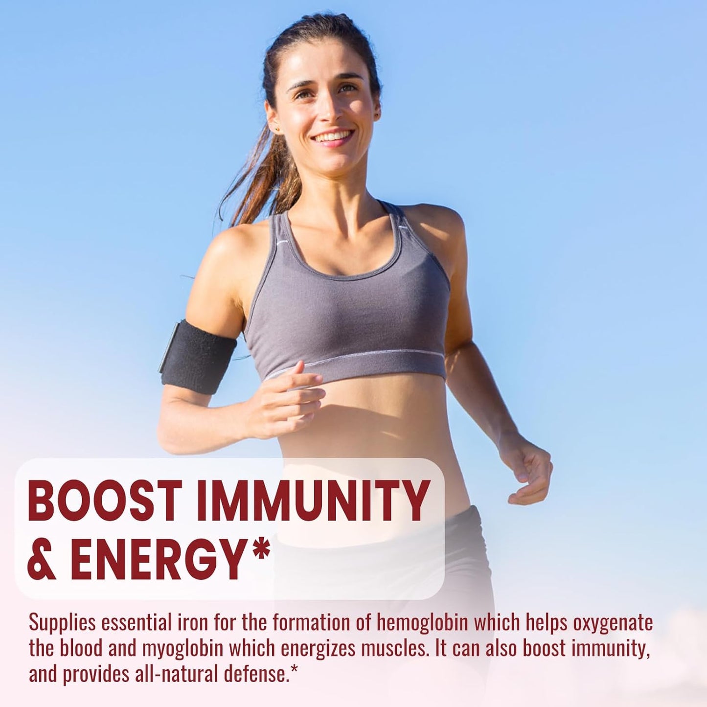 (2 Pack) Liquid Iron Supplement for Women & Men Iron Drops Iron Supplements for Anemia with Folate, Vitamin C, B12 for Red Blood Cell Support-Strawberry, 4 Fl Oz