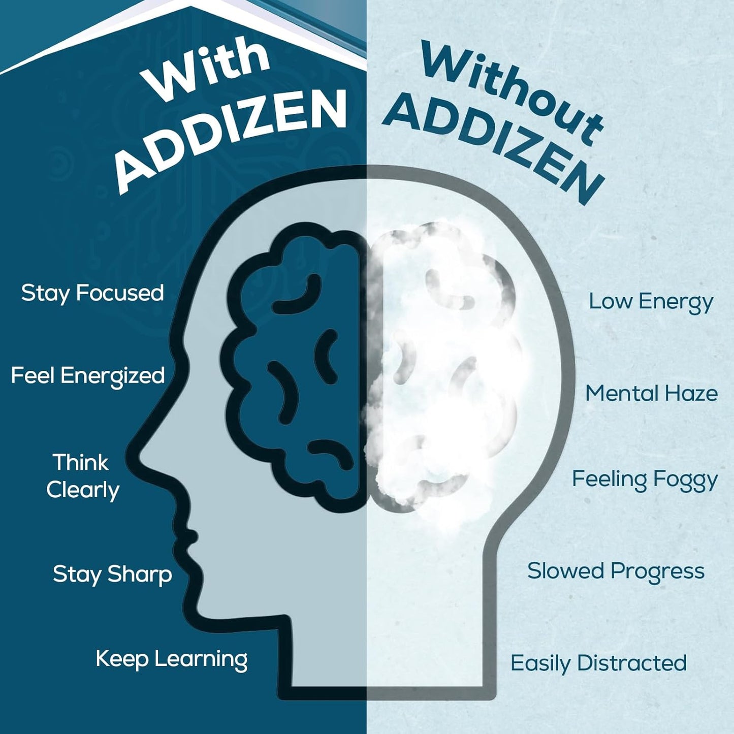 17-in-1 Brain Supplement for Memory and Focus | Natural Nootropics Brain Supplement for Brain Cognition, Energy | High Absorption | L-Theanine, Phytonutrient Blend and Vitamins B6, B12 | 2 Bottles